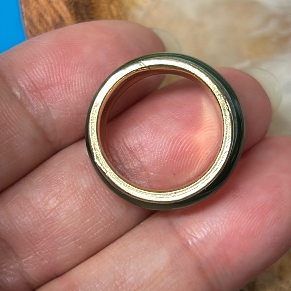 🖤Vtg Jade ring - Picture 7 of 11